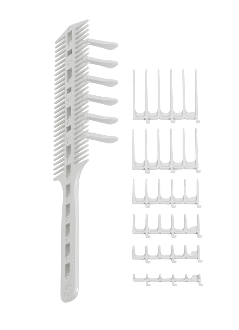 CombPal Scissor Clipper Over Comb - Barber Home Haircutting Guide Set (Classic Set, Gray) - Image 5